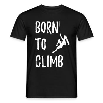 bouldering - T-shirt homme - noir - Devant - AI Model Male 178 light (178cm)