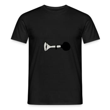 Mofa Hupe - Männer T-Shirt - Schwarz - Vorne - AI Model Male 178 light (178cm)