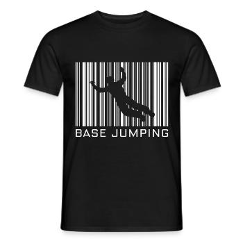 Base hobby hobby avec code-barres - T-shirt homme - noir - Devant - AI Model Male 178 light (178cm)