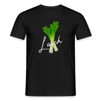 Lauch - Männer T-Shirt - Schwarz - Vorne - AI Model Male 178 light (178cm)