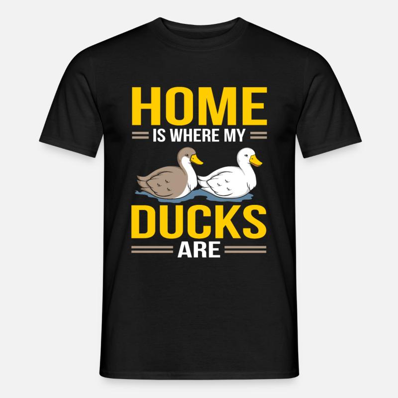 Ducks - Männer T-Shirt - Schwarz