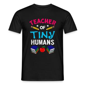 Primary school teacher primary school teacher - Men's T-Shirt - black - Front - AI Model Male 178 light (178cm)