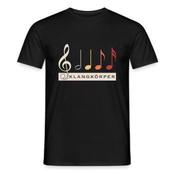 Orchestra Choir Orchestra Retro - T-shirt uomo - nero - Fronte - AI Model Male 178 light (178cm)