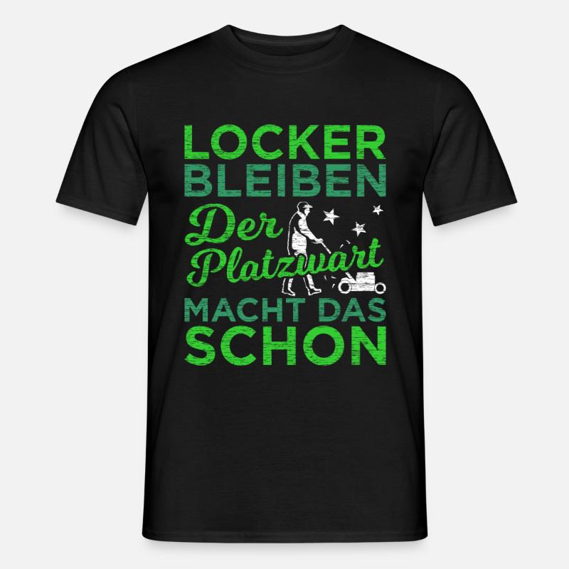 Greenkeeper Geschenk - Männer T-Shirt - Schwarz