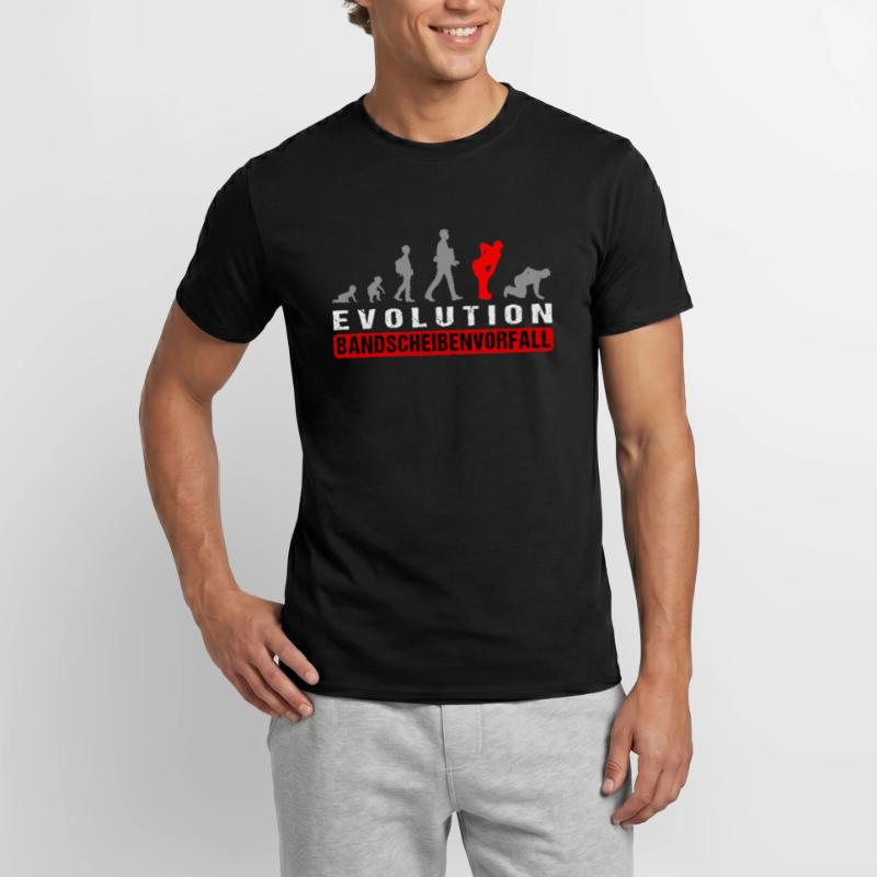 Evolution Bandscheibenvorfall Hexenschuss Männer Männer T-Shirt