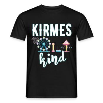 Kirmeskind fun fair Rummel Volksfest showman - Men's T-Shirt - black - Front - AI Model Male 178 light (178cm)