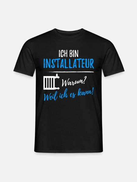 Klempner - Männer T-Shirt - Schwarz