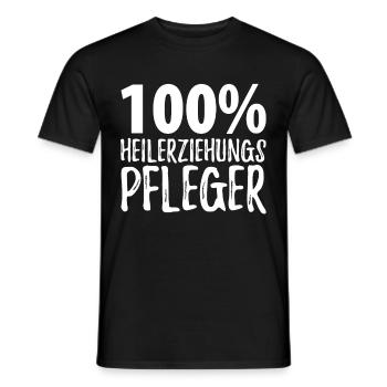 Heilerziehungspflegerin Heilerziehungspfleger - Männer T-Shirt - Schwarz - Vorne - AI Model Male 178 light (178cm)