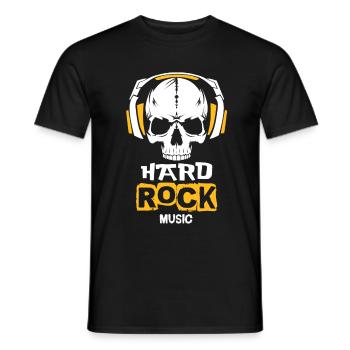 Skull skull skull skeleton gift - Men's T-Shirt - black - Front - AI Model Male 178 light (178cm)