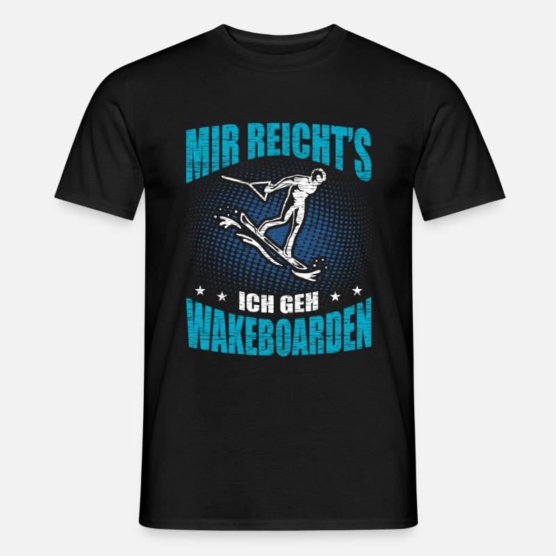 Wakeboarder - Männer T-Shirt - Schwarz