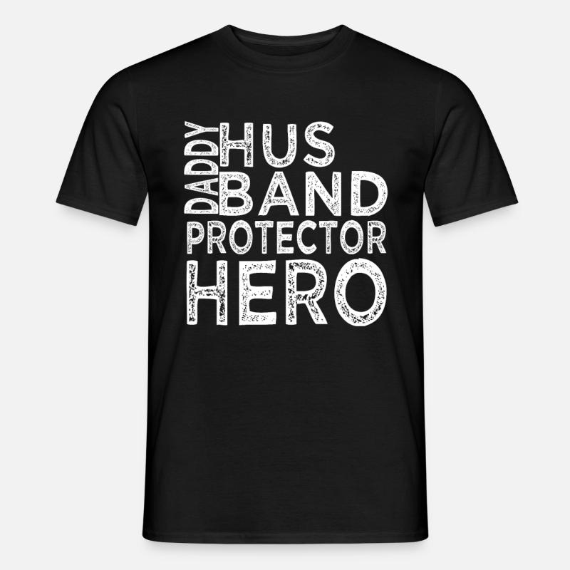 Paar Ehemann Jahrestag Geschenk - Männer T-Shirt - Schwarz