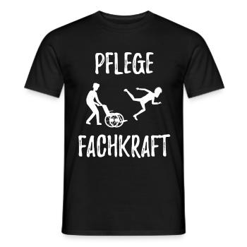 Altenpfleger - Pflege - Männer T-Shirt - Schwarz - Vorne - AI Model Male 178 light (178cm)