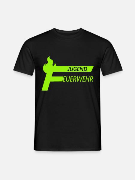Jugendfeuerwehr Geschenk - Männer T-Shirt - Schwarz