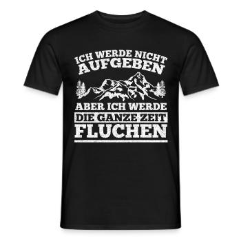 Wandern Wandersport Wanderweg Wanderteam Lustig - Männer T-Shirt - Schwarz - Vorne - AI Model Male 178 light (178cm)