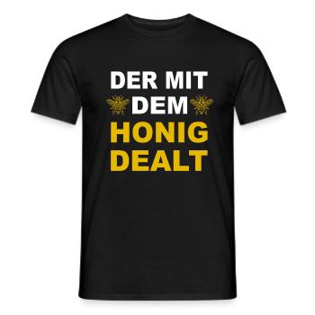 Lustige Imker Sprüche tolles Imkerverein Trikot - Männer T-Shirt - Schwarz - Vorne - AI Model Male 178 light (178cm)