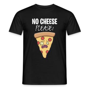 Pas de fromage, veuillez vivre végétalien - T-shirt homme - noir - Devant - AI Model Male 178 light (178cm)