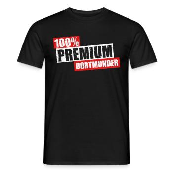 Dortmunder Dortmund Bergbau Ruhrpott Ruhrgebiet - Männer T-Shirt - Schwarz - Vorne - AI Model Male 178 light (178cm)
