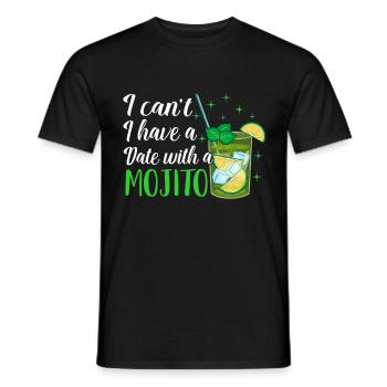 Mojito - T-shirt homme - noir - Devant - AI Model Male 178 light (178cm)