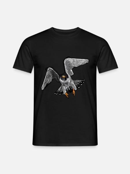 Sokolnictwo - prezent dla przyjaciół sokołów - Mænd T-shirt - sort