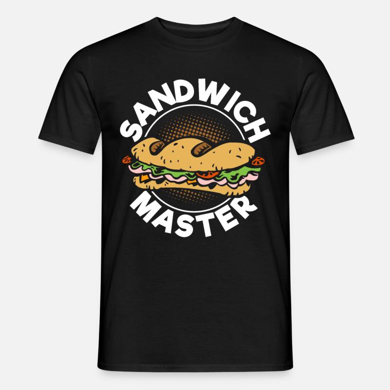 Sandwich Master - Männer T-Shirt - Schwarz