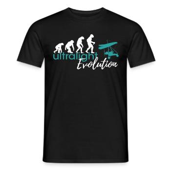 Ultralight evolution - Men's T-Shirt - black - Front - AI Model Male 178 light (178cm)