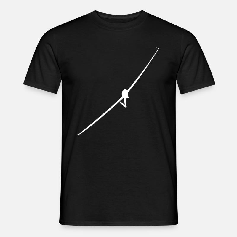 Glider pilot glider flying glider - Men’s T-shirt - black