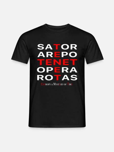 Palindrom Tenet Sator Arepo Opera Rotas Geschenk - Mænd T-shirt - sort