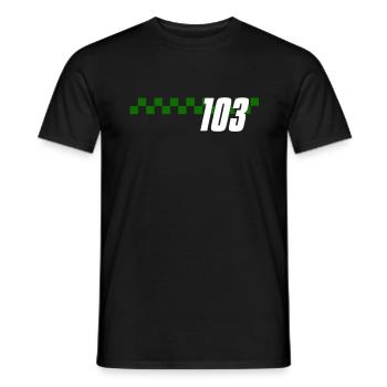 MAILLOT NUMÉRO 103 CENTO E TRES - T-shirt homme - noir - Devant - AI Model Male 178 light (178cm)