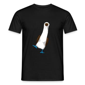 Blue-footed boobies - Men's T-Shirt - black - Front - AI Model Male 178 light (178cm)