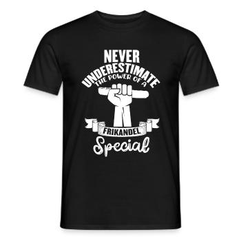 Frikandel Brot Holland Fast Food Frikadelle - Männer T-Shirt - Schwarz - Vorne - AI Model Male 178 light (178cm)