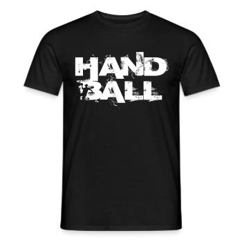 Handball Handballer Handballerin Unisex - Männer T-Shirt - Schwarz - Vorne - AI Model Male 178 light (178cm)