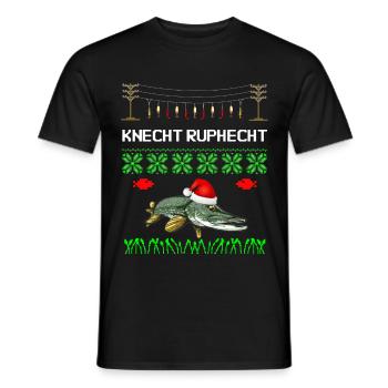 Knecht Ruphecht Weihnachten Ugly christmas - Männer T-Shirt - Schwarz - Vorne - AI Model Male 178 light (178cm)