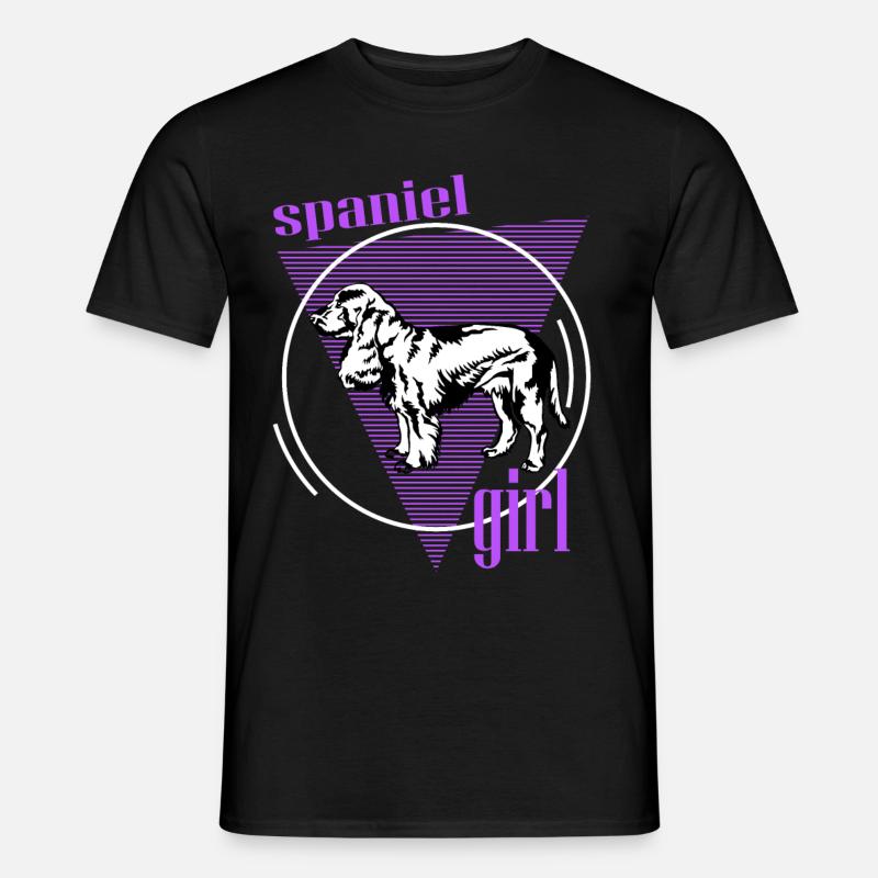 Spaniel, Springer Spaniel, Spaniel For Spaniel Gi - Männer T-Shirt - Schwarz