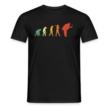 Geologist Evolution Vintage Edition - Männer T-Shirt - Schwarz - Vorne - AI Model Male 178 light (178cm)