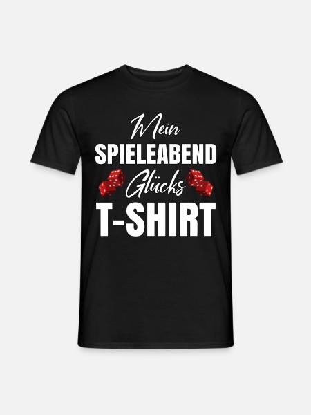 Hat jemand Brettspiel gesagt? lustiges Spieleabend - Männer T-Shirt - Schwarz