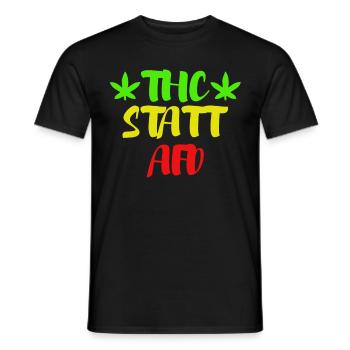 Politik Anti Rassismus Geschenk - Männer T-Shirt - Schwarz - Vorne - AI Model Male 178 light (178cm)