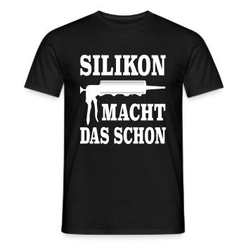 Handwerker Installateur Klempner Schlosser Witze - Männer T-Shirt - Schwarz - Vorne - AI Model Male 178 light (178cm)