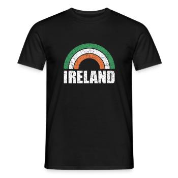 Drapeau de l'Irlande Sunshine Lover Irish Gift - T-shirt homme - noir - Devant - AI Model Male 178 light (178cm)
