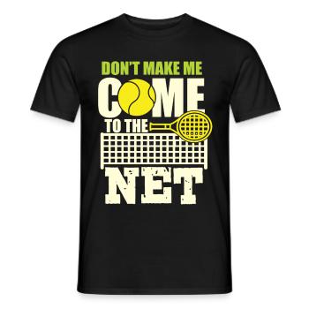 Tennis Raquettes de tennis tennis balle de tennis tennis - T-shirt homme - noir - Devant - AI Model Male 178 light (178cm)