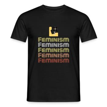 Cadeau féministe féministe féministe - T-shirt homme - noir - Devant - AI Model Male 178 light (178cm)