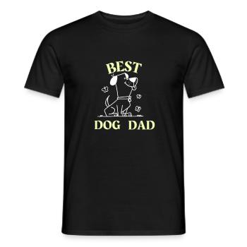 best dog dad Geschenk - Männer T-Shirt - Schwarz - Vorne - AI Model Male 178 light (178cm)