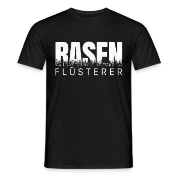 Rasenflüsterer I Rasen Garten Gärtner - Männer T-Shirt - Schwarz - Vorne - AI Model Male 178 light (178cm)