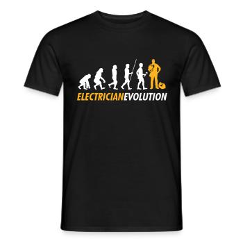 Elektriker Elektroniker Elektromeister - Männer T-Shirt - Schwarz - Vorne - AI Model Male 178 light (178cm)