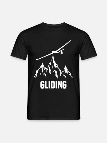 Pilote de planeur planeur planeur - T-shirt homme - noir