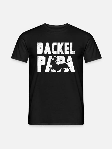 Dachshund Dad Master - Men's T-Shirt - black