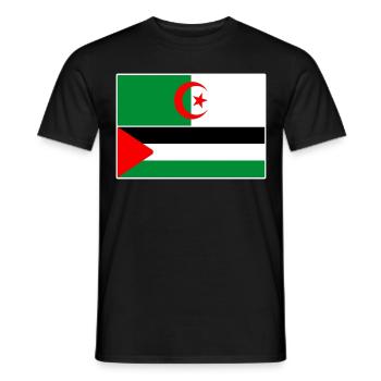 Algerien, Palästina - Männer T-Shirt - Schwarz - Vorne - AI Model Male 178 light (178cm)