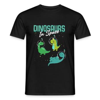 Dino enfants - T-shirt homme - noir - Devant - AI Model Male 178 light (178cm)