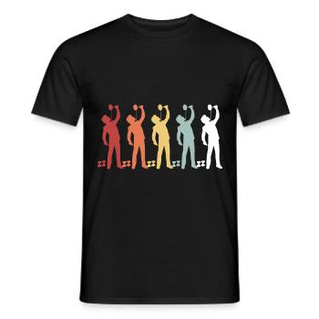 Diabolo jonglieren Schulsport Jongleur Hobby - Männer T-Shirt - Schwarz - Vorne - AI Model Male 178 light (178cm)