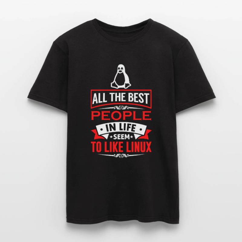 Linux Coding Nerd Sysadmin Geek Administrator Men’s T-shirt