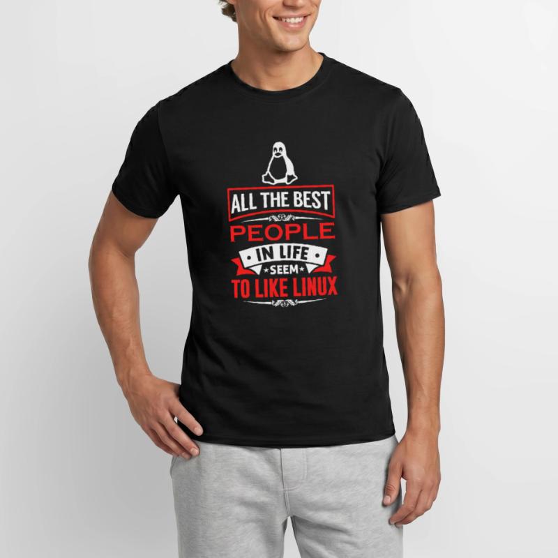 Linux Coding Nerd Sysadmin Geek Administrator Men’s T-shirt